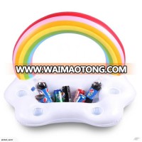 Not harmful to humans PVC rainbow inflatable salad bar buffet for beach