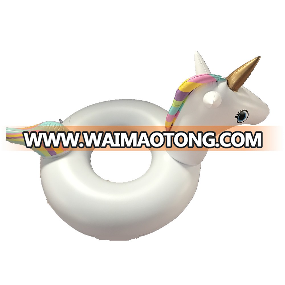 inflatable pool float unicorn swimming ring