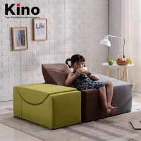 Modern creative kids sponge sofa sectional folding linen fabric sofa bed