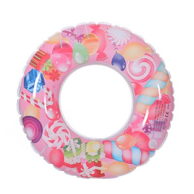 60cm 70cm 80cm 90cm PVC candy printing inflatable swimming ring