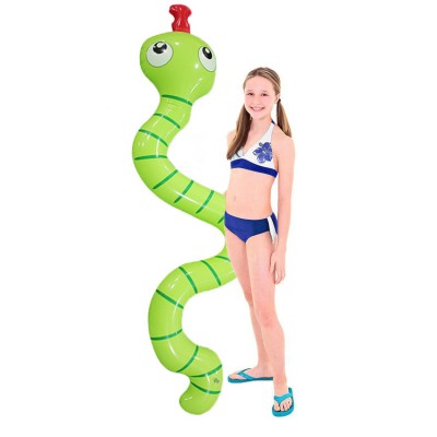 Newest swimming water toy inflatable snake noodles floating for kids