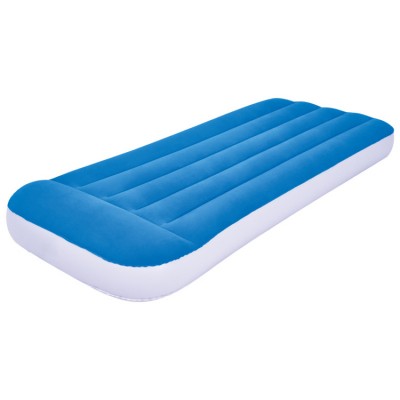 Customized folding travel mattress baby inflatable air bed with soft built-in pillow