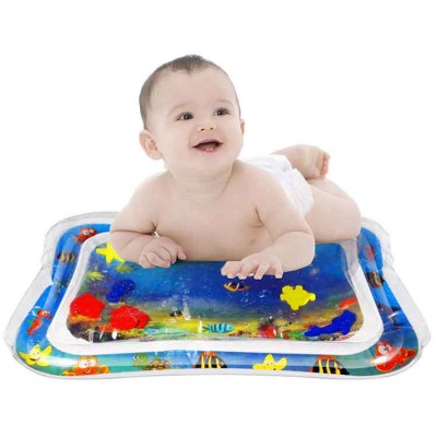 Inflatable Baby Water Mat Fun Activity Play Center for Children Infants Summer Water Cushion