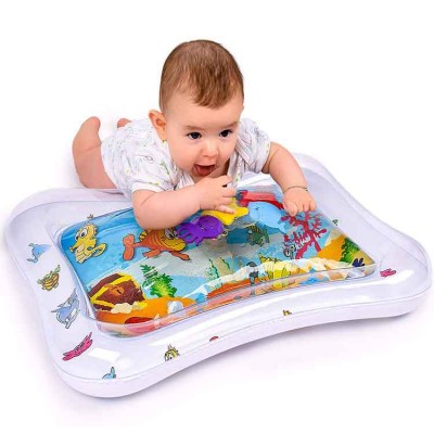 Inflatable Tummy Time Activity Premium Promotes Visual Stimulation Movement and Motor Skills Water Pad Toy