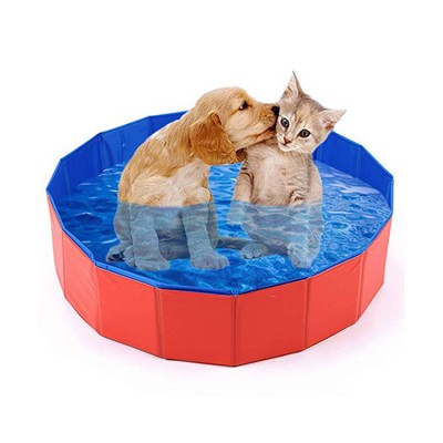 Portable foldable plastic  pet dog bath swimming pools