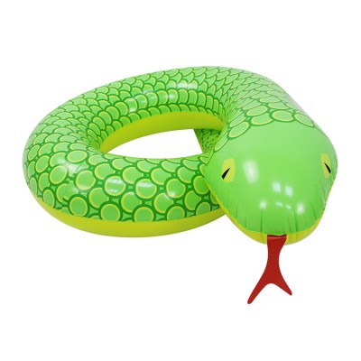 Kids life rings inflatable snake swim ring